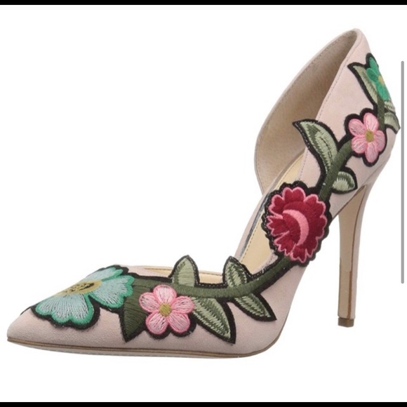 Jessica Simpson Shoes - Jessica Simpson Floral Heels